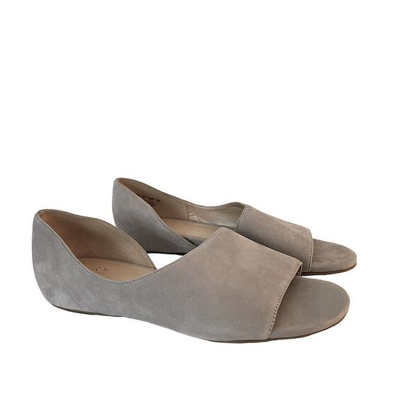 Naturalizer Gray Lucie Open Toe Flats size 10 - Picture 1 of 8